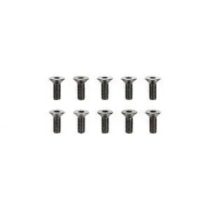 3x8mm 6-Kant-Senkk. Schraube Stahl(10)