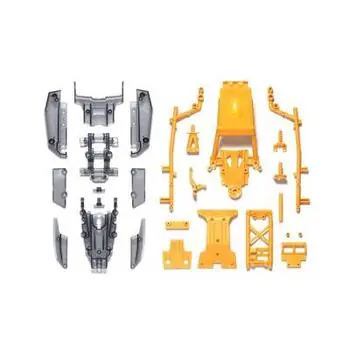 DT-04 C/F-Teile Rauch/Camelgelb