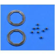 F104 Kugeln/Druckplatten-Satz 3mm (8)Kd.