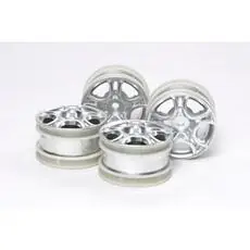 1:10 Felgen (4) Stern Silber M-Chassis