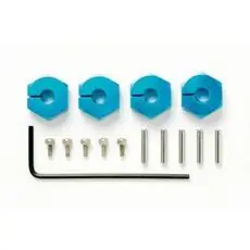 Radmitnehmer (4) Alu 5mm blau