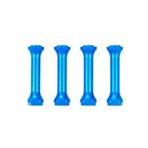 M-08 Alu Chassisverbinder Set (4) Blau