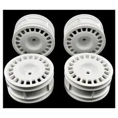 1:10 Rallye Dish Felgen weiss(4) 26mm/+2