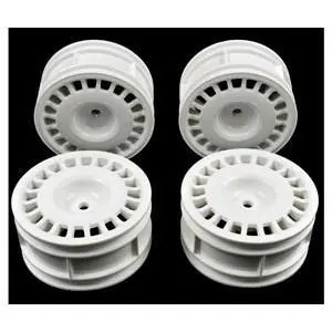 1:10 Rallye Dish Felgen weiss(4) 26mm/+2