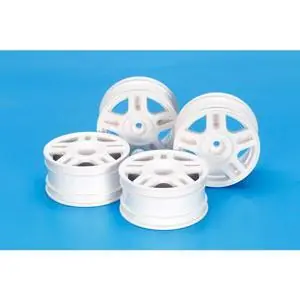 1:10 Felgen (4) 5-Speich. 26mm +2 weiss