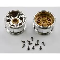 Felgen (2) Chrom/gold 2-teilig 30mm br.