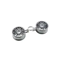 1:10 Felgen (2) 16-Speichen grau 26mm