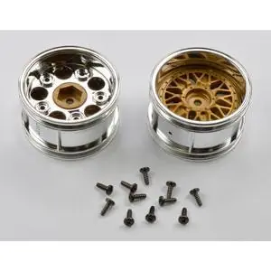 Felgen (2) Chrom/gold 2-teilig 30mm br.
