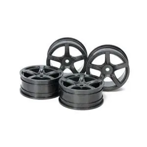 1:10 Felgen (4) 5-Speichen hart 24mm