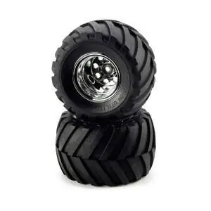 Räder (2) Chrom hinten Wild Willy 2000