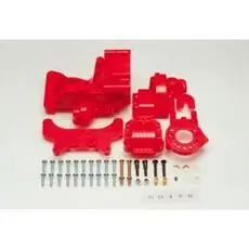 TA-01/02 B-Teile Getriebegeh. Hinten rot