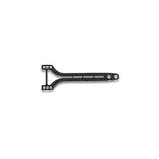 TRF421X Carb. Oberdeck hinten/2tlg. 2mm TRF421X Carb. Oberdeck hinten/2tlg. 2mm