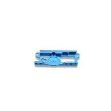 TRF421X Alu Motorhalter Blau elox. TRF421X Alu Motorhalter Blau elox.