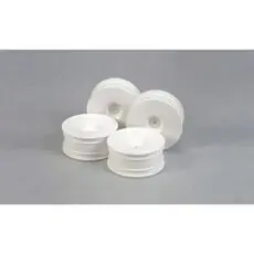 1:10 Dish-Felgen 24mm weiss (4) Offset+2