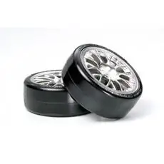 1:10 Super Drifträder (2) Y/Chrom 24mm