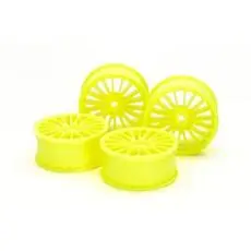 1:10 Felgen (4) 18-Sp. Gelb 24mm
