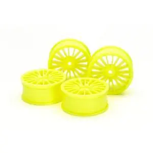 1:10 Felgen (4) 18-Sp. Gelb 24mm