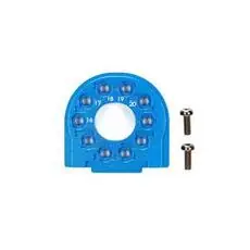TT-02/B Alu Motorhalter Blau eloxiert