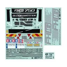 Aufkleber (a+b), Metall-Sticker 56375