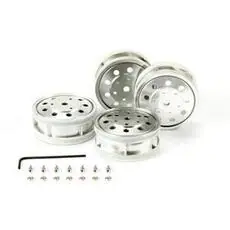1:14 Truckfelgen (2) hinten Chrom matt