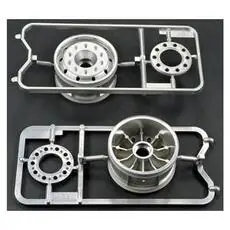1:14 Aufliegerfelgen (2) 30mm Chrom matt