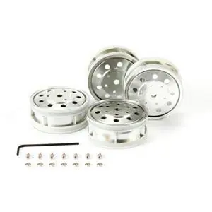 1:14 Truckfelgen (2) hinten Chrom matt