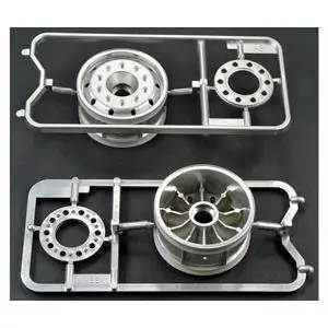 1:14 Aufliegerfelgen (2) 30mm Chrom matt