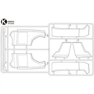 K-Teile Seitenverkl.Kabine S770 56368