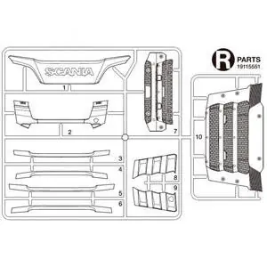 R-Teile Kühlergrill Scania S770 56368