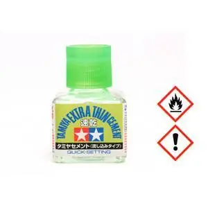 Plastikkleber 40ml Quick extrad. Tamiya