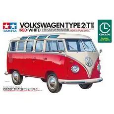 1:24 VW T1 Bus Type 2 Rot/Weiß ClicLoc 1:24 VW T1 Bus Type 2 Rot/Weiß ClicLoc