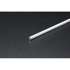 Rohrprofil 4mm (5) 400mm weiß Kst. Rohrprofil 4mm (5) 400mm weiß Kst.