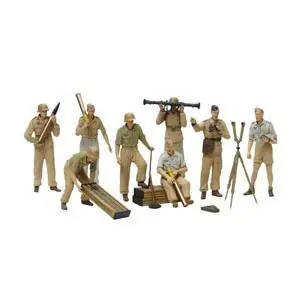 1:35 Fig.-Set DAK Luftwaffe Artillerie
